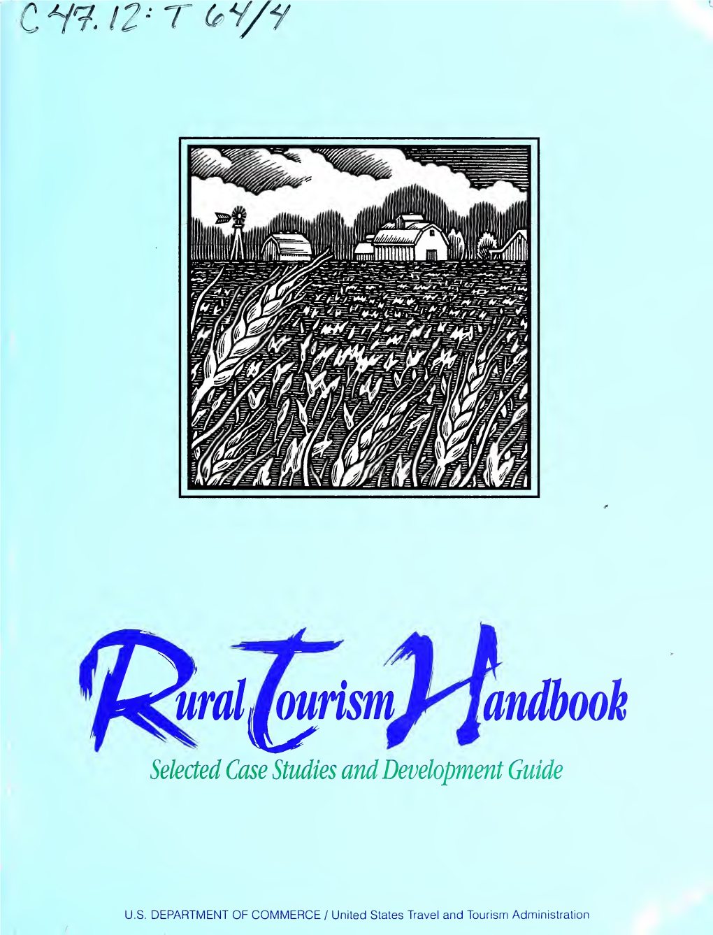 Rural Tourism Handbook : Selected Case Studies