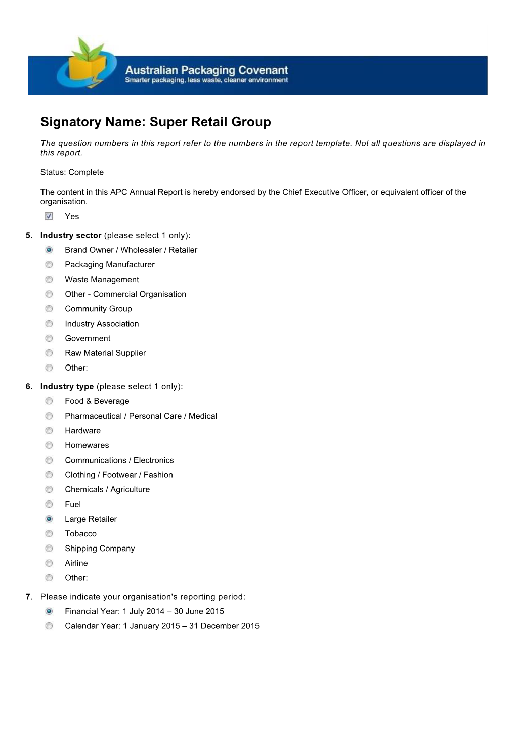 Super Retail Group