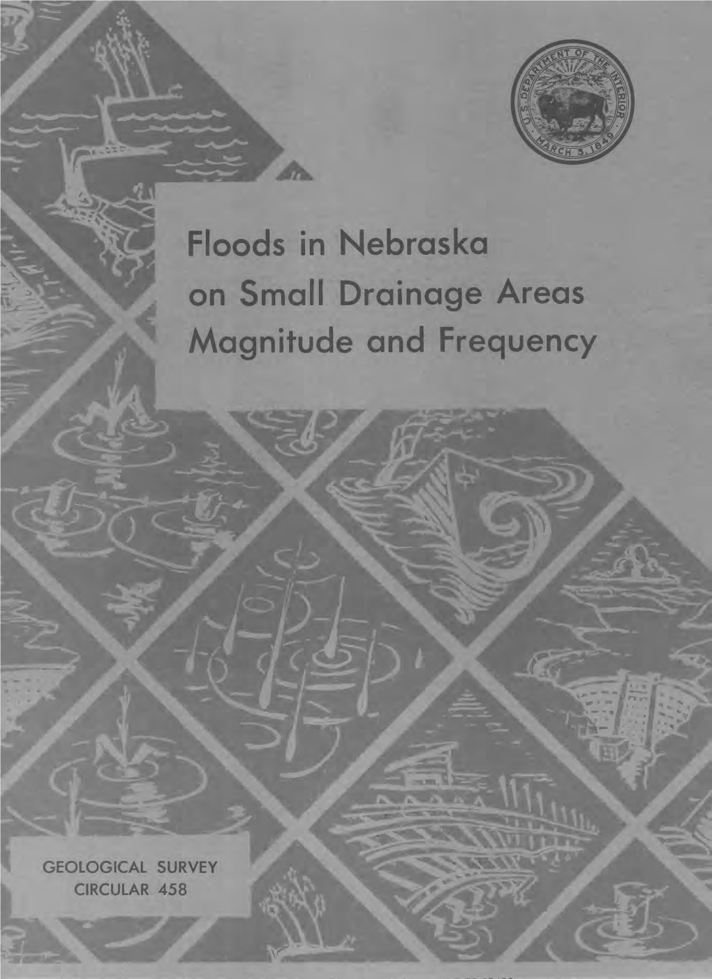 Floods in Nebraska on Small Drainage Areas Magnitude and Frequency