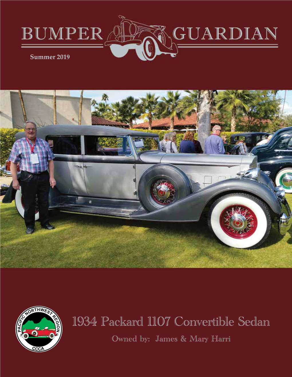 1934 Packard 1107 Convertible Sedan Owned By: James & Mary Harri Pacific Northwest Region - CCCA