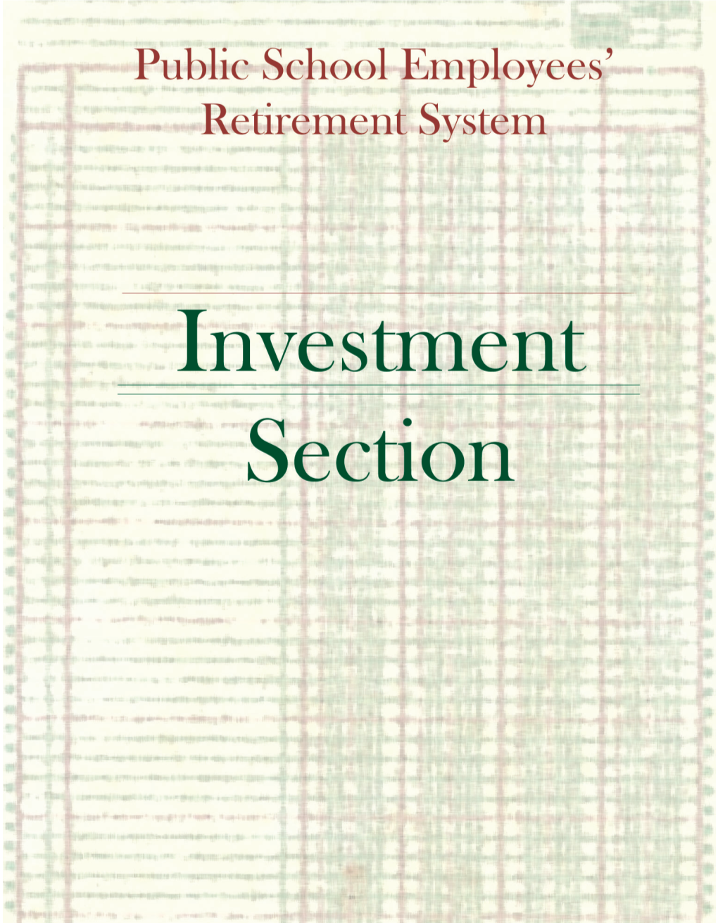 Investment Section