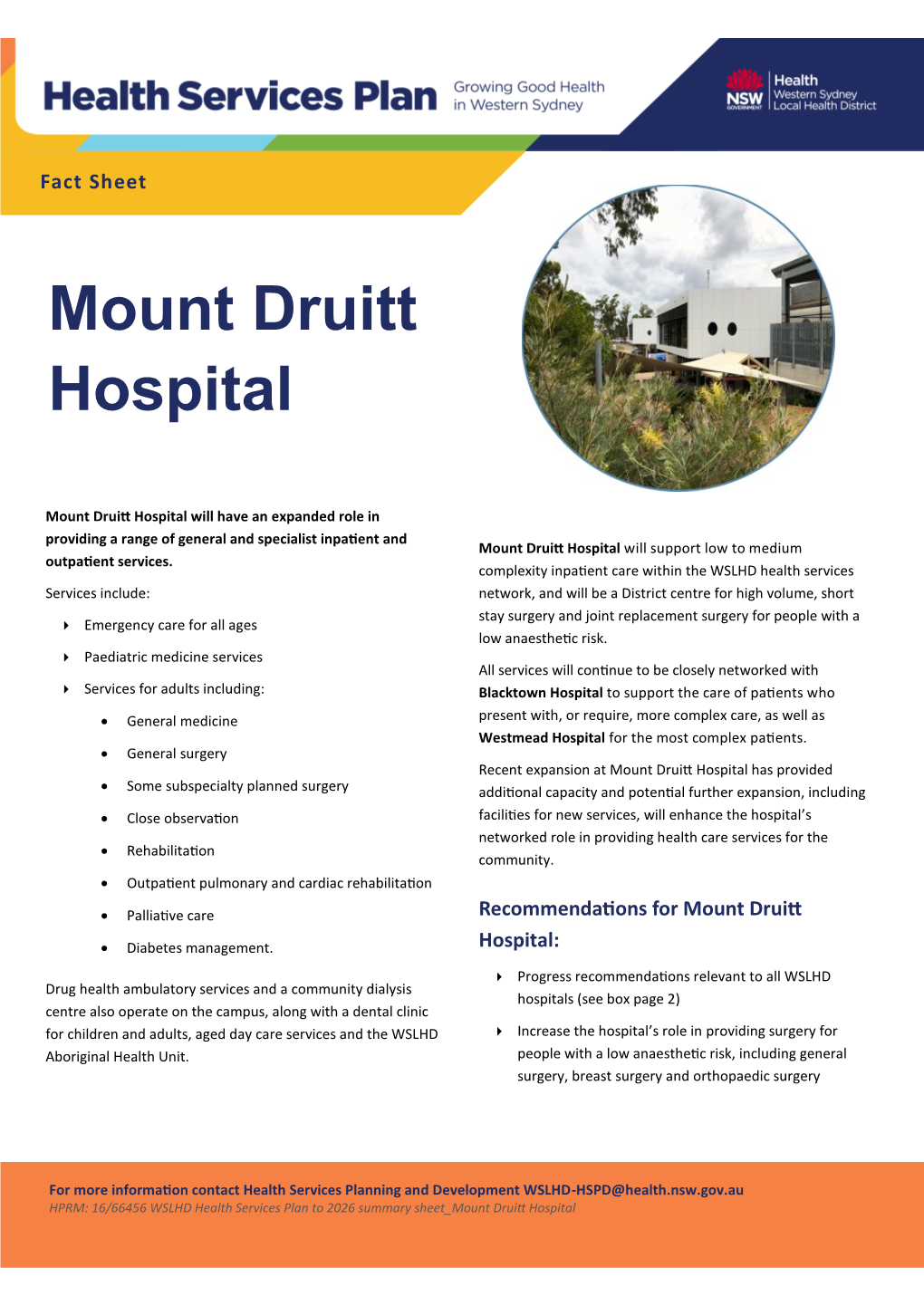 Mount Druitt Hospital