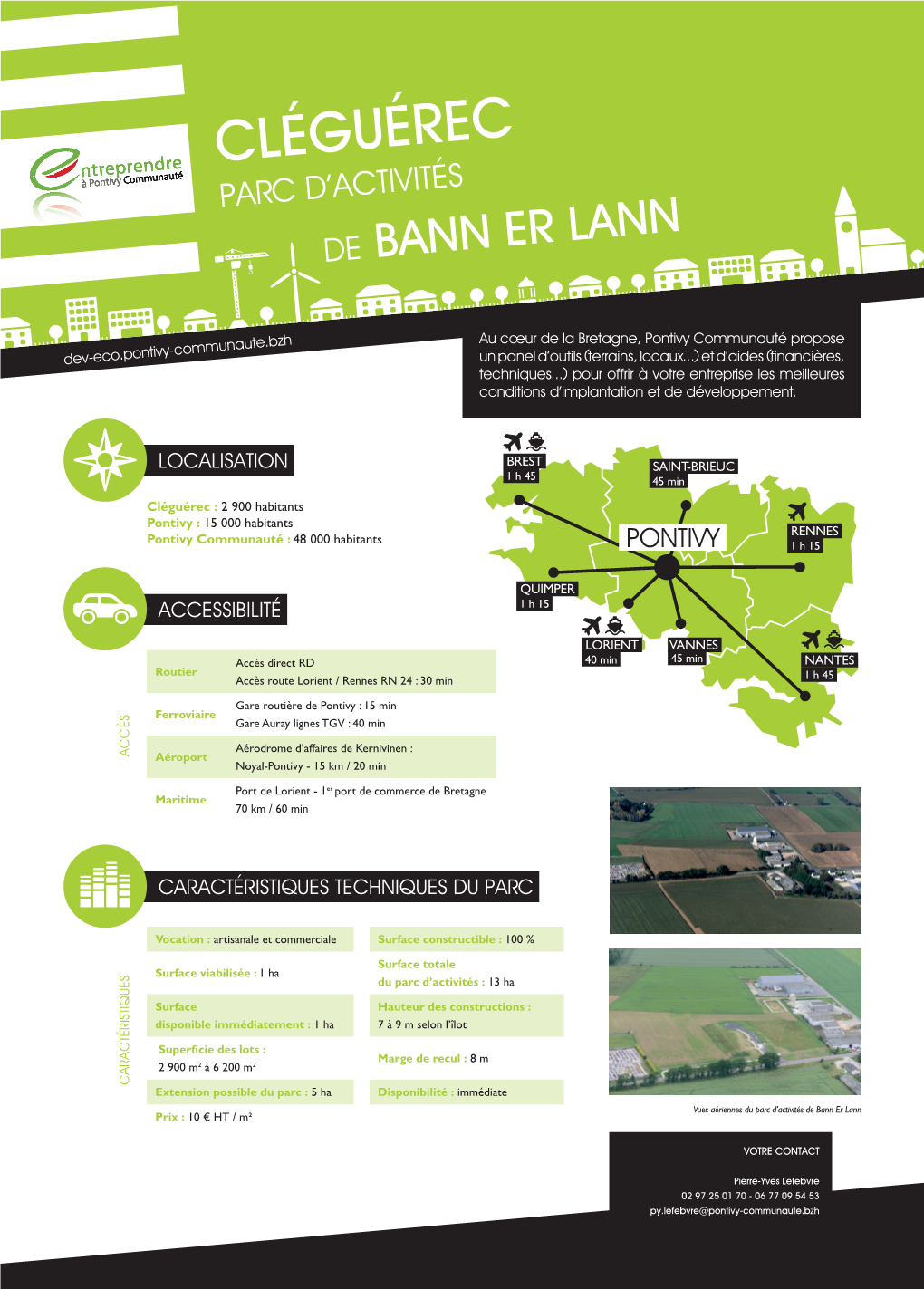 Cléguérec Parc D’Activités De Bann Er Lann