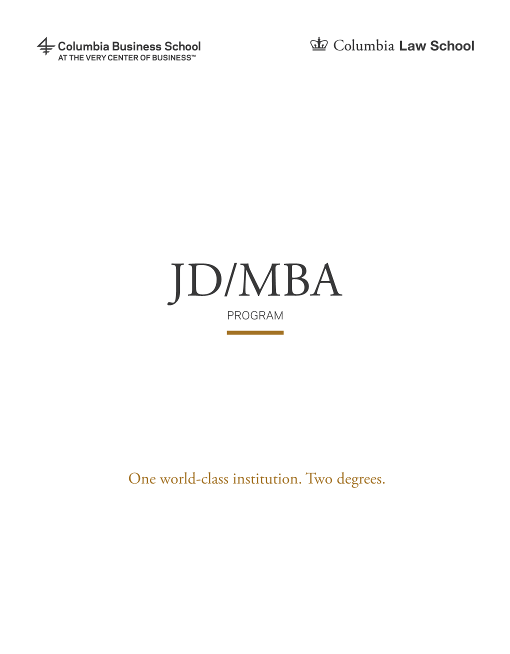 Jd/Mba Program