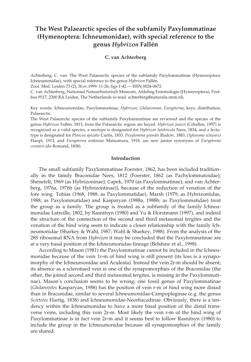 Van Achterberg) 11-01-2007 10:39 Page 11