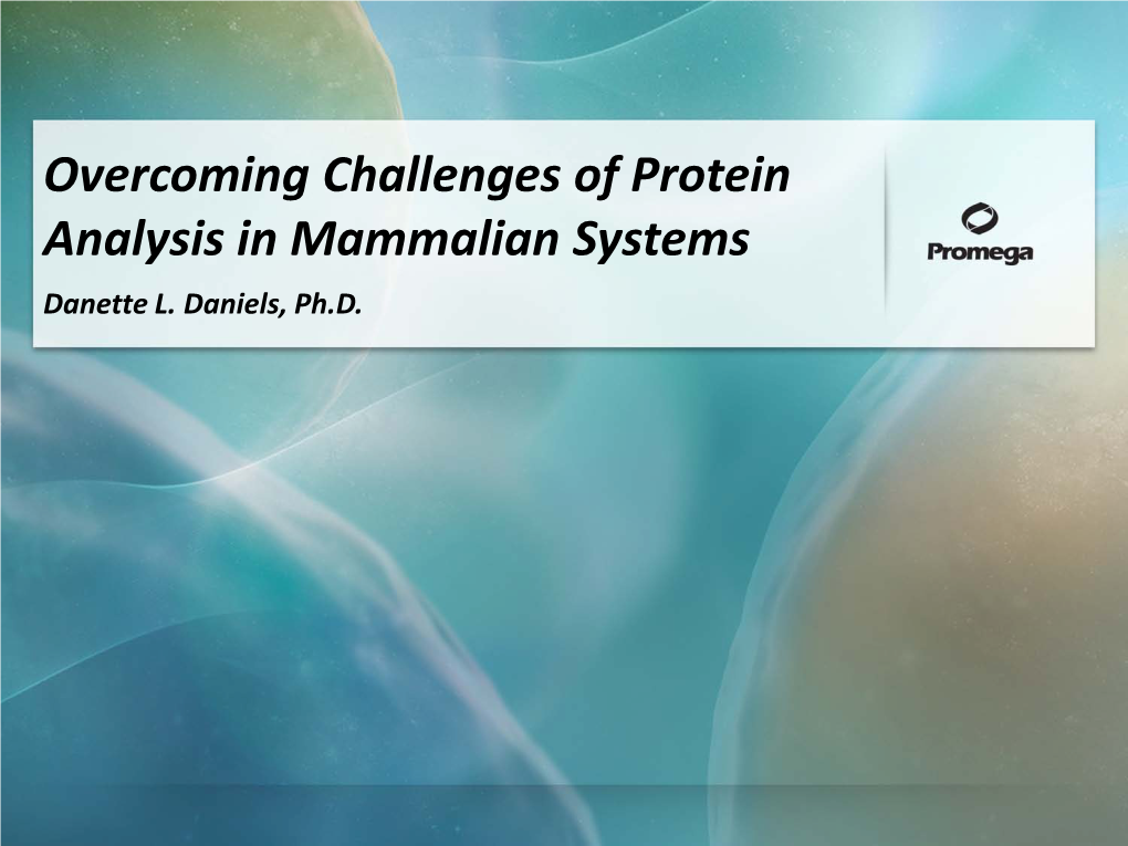 Protein Purification Protein Localization in Vivo Fluorescent Imaging Protein Arrays Real Time Imaging Protein Interactions Protein Trafficking Protein Turnover