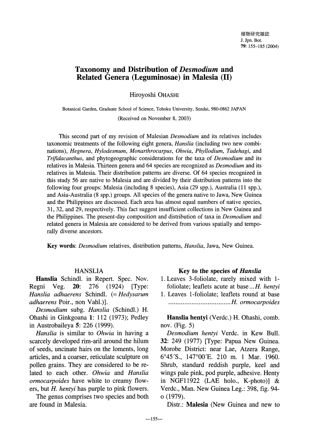 Taxonomyanddistributionof and Relatedgenera(Leguminosae