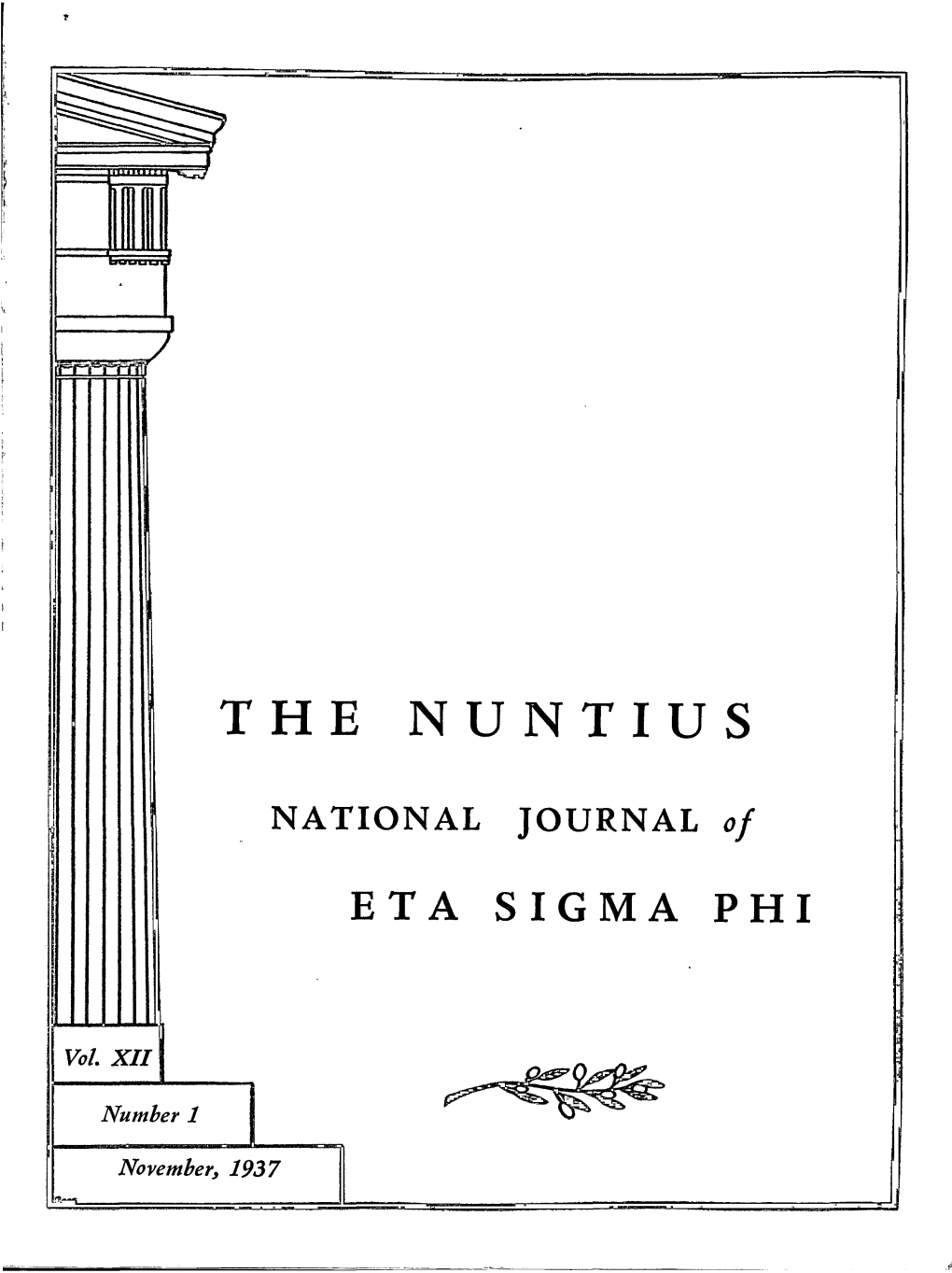 THENUNTIUSNATIONALJOU RNAL of ETASIGMAPHI