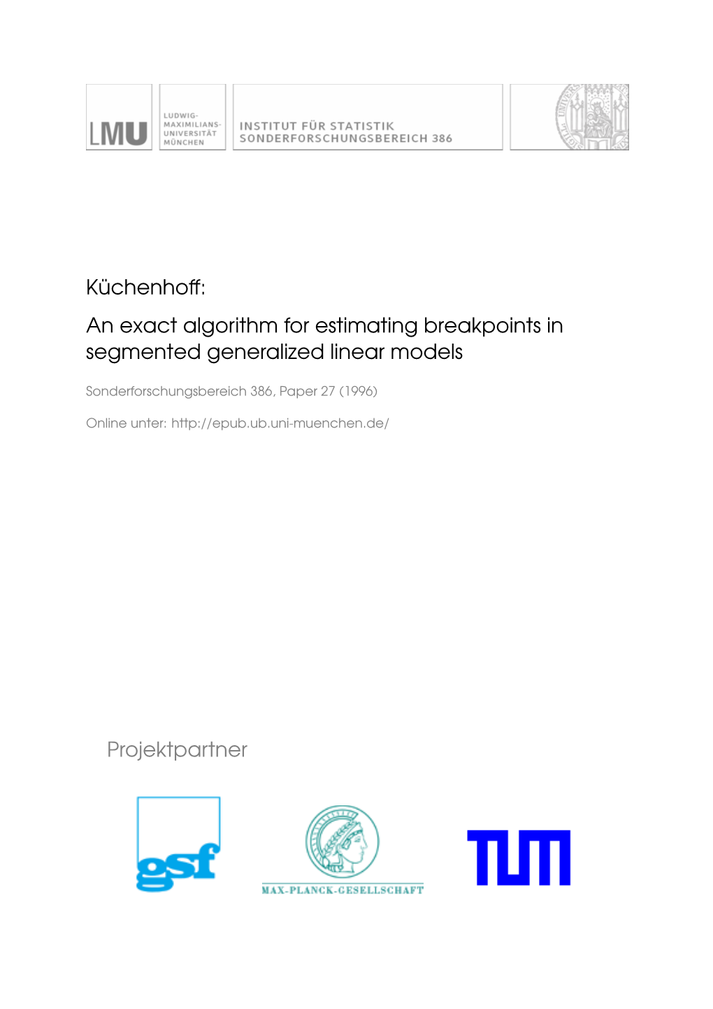 An Exact Algorithm for Estimating Breakpoints in Segmented Generalized Linear Models