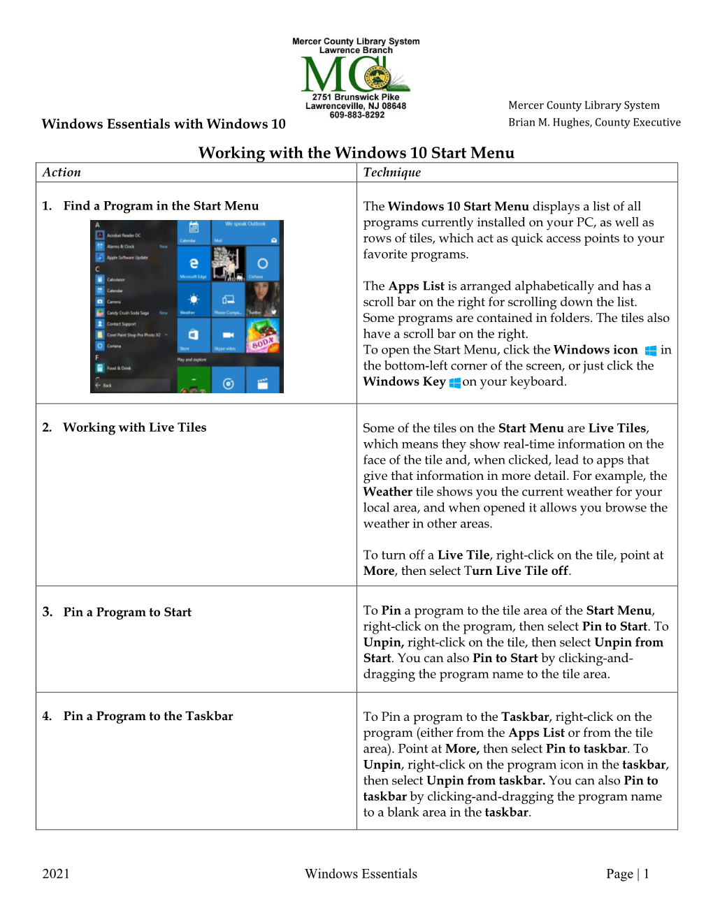 Windows Essentials with Windows 10 Brian M