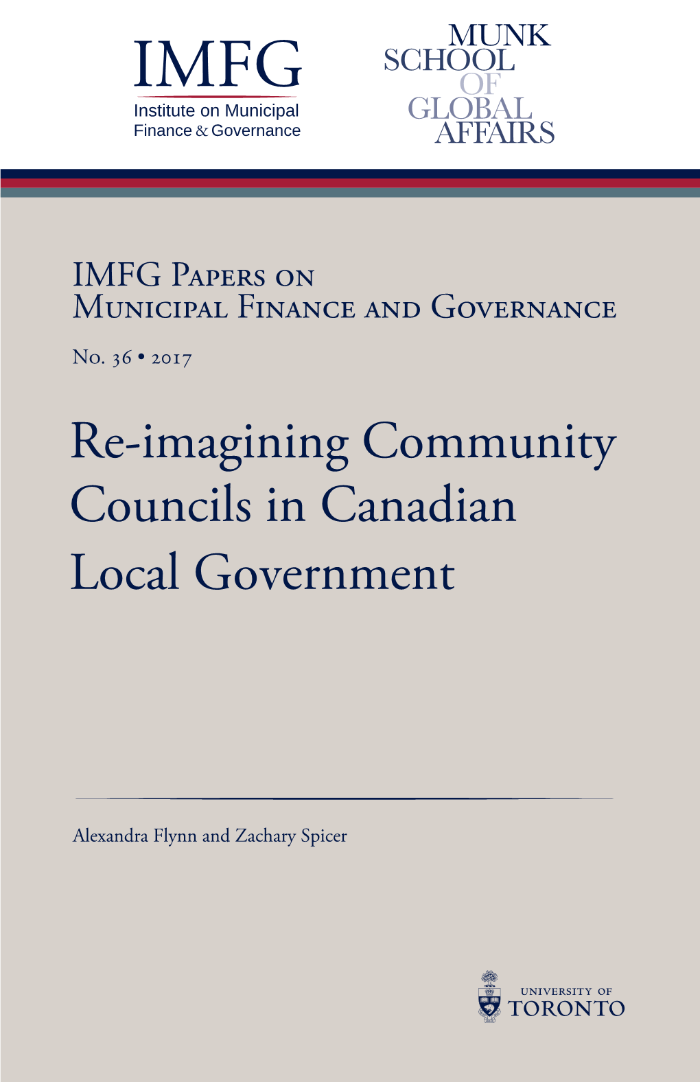 Re-Imagining Community Councils in Canadian Local Government