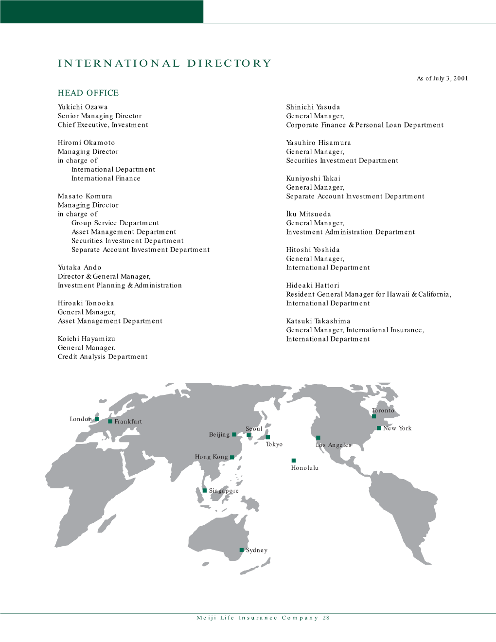 International Directory