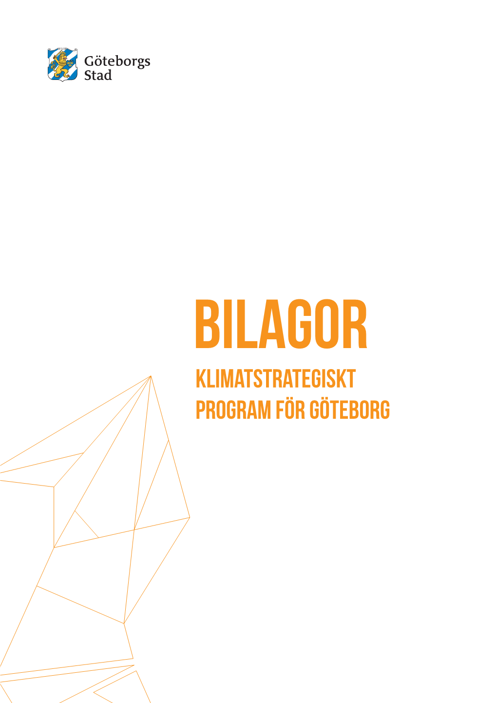 Klimatstrategiskt Program För Göteborg Bilagor