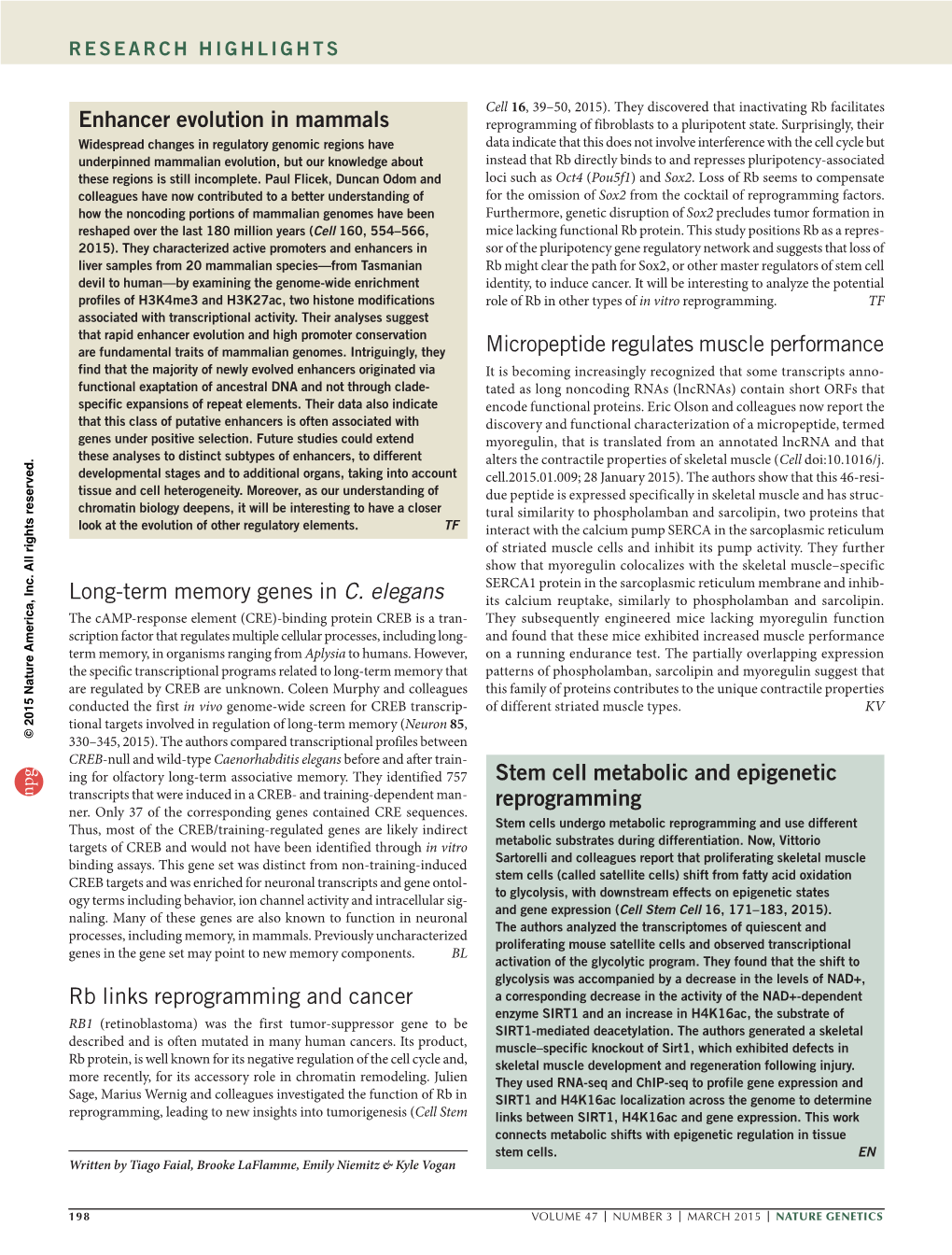 Stem Cell Metabolic and Epigenetic Reprogramming