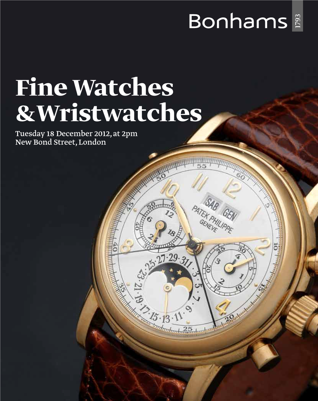 Fine Watches &Wristwatches