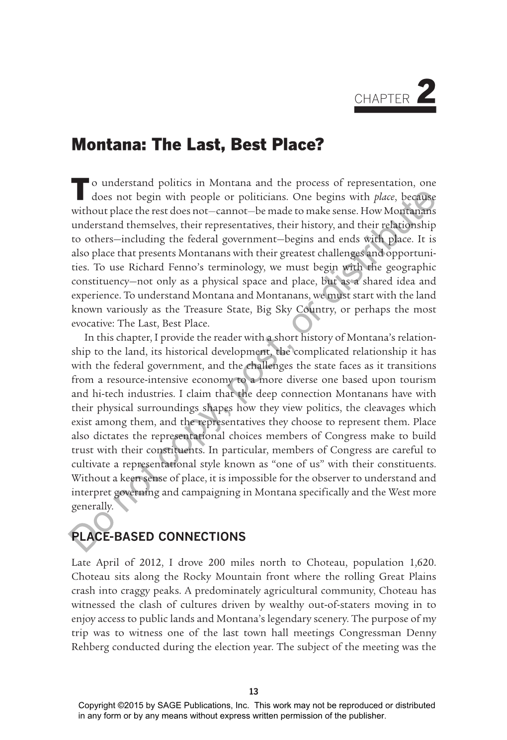 Montana: the Last, Best Place?