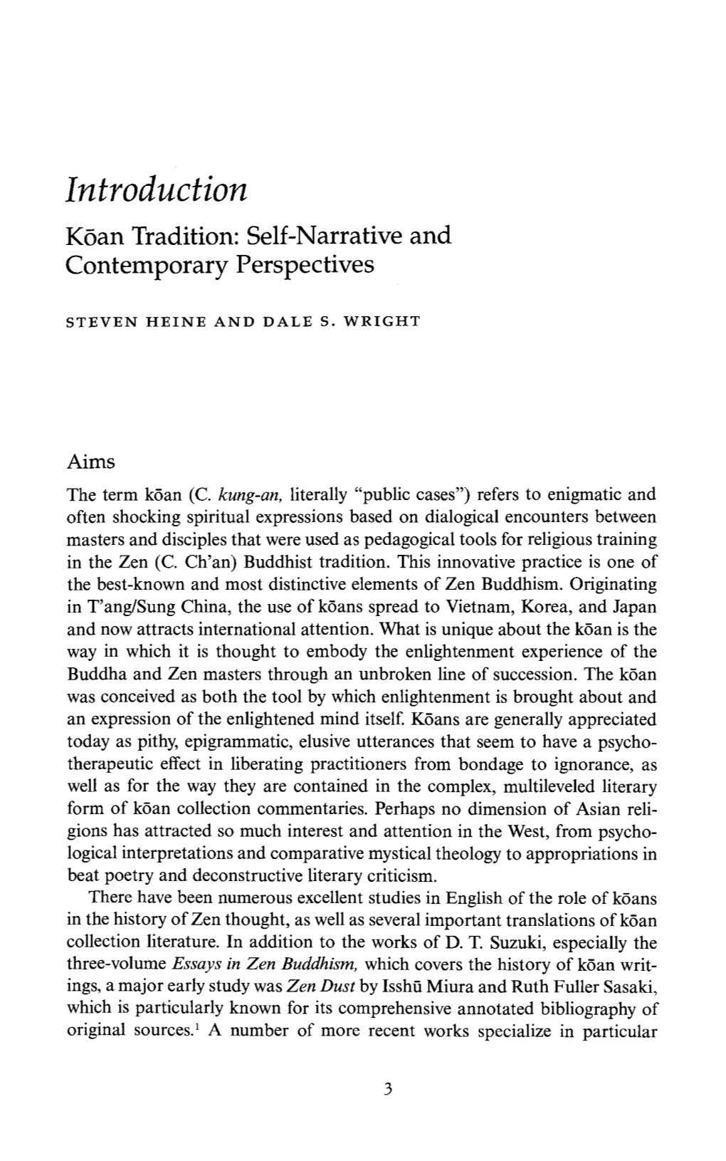 The Koan : Texts and Contexts in Zen Buddhism