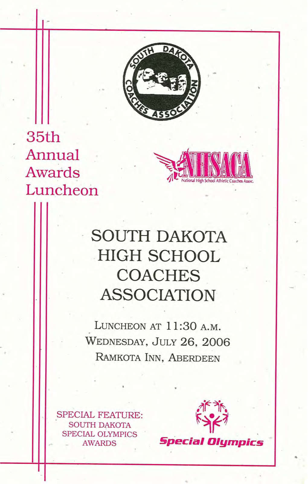 2006 Awards Program