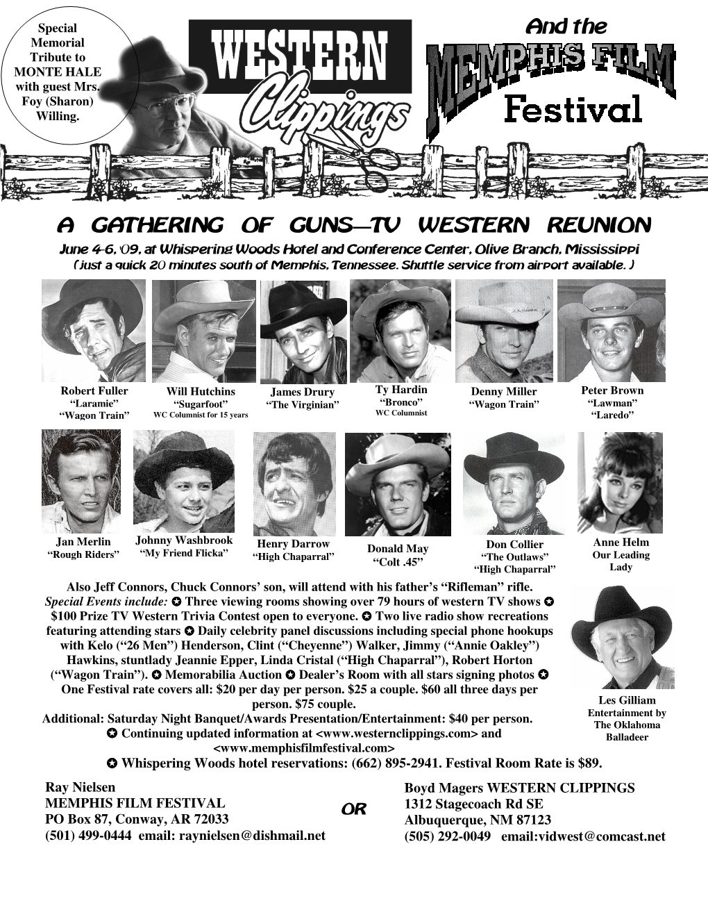 And the a GATHERING of GUNS—TV WESTERN REUNION