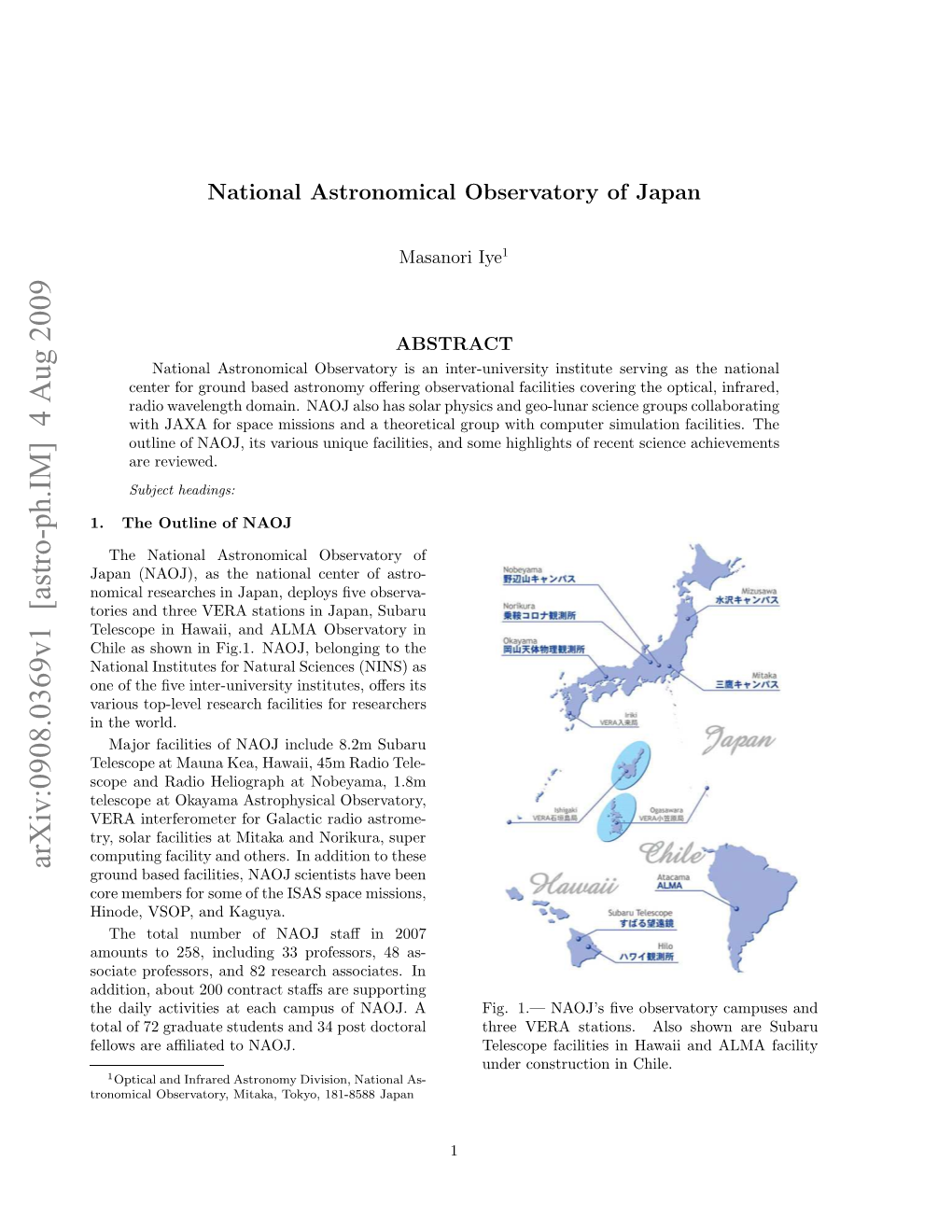 National Astronomical Observatory of Japan