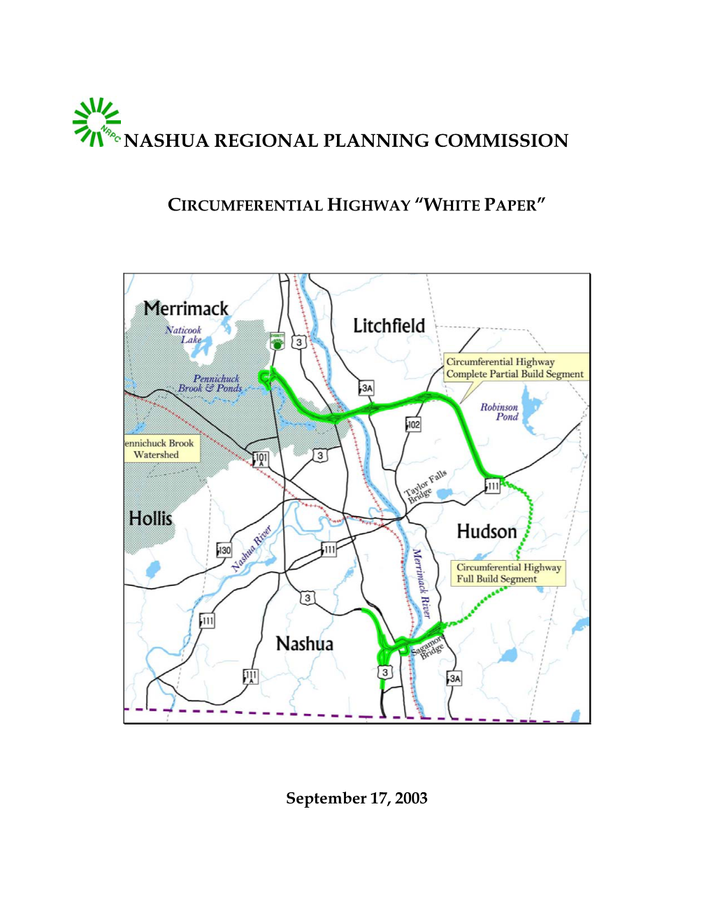 NRPC White Paper on the Nashua-Hudson Circumferential