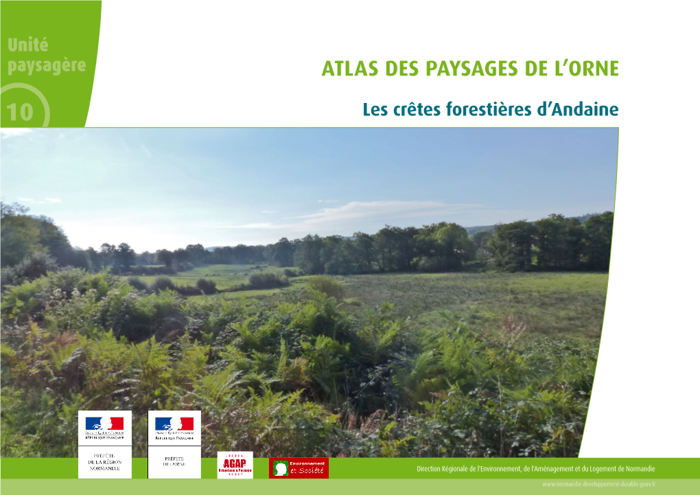 Atlas Des Paysages De L'orne | Unité Paysagère Des Crêtes Forestières D’Andaine