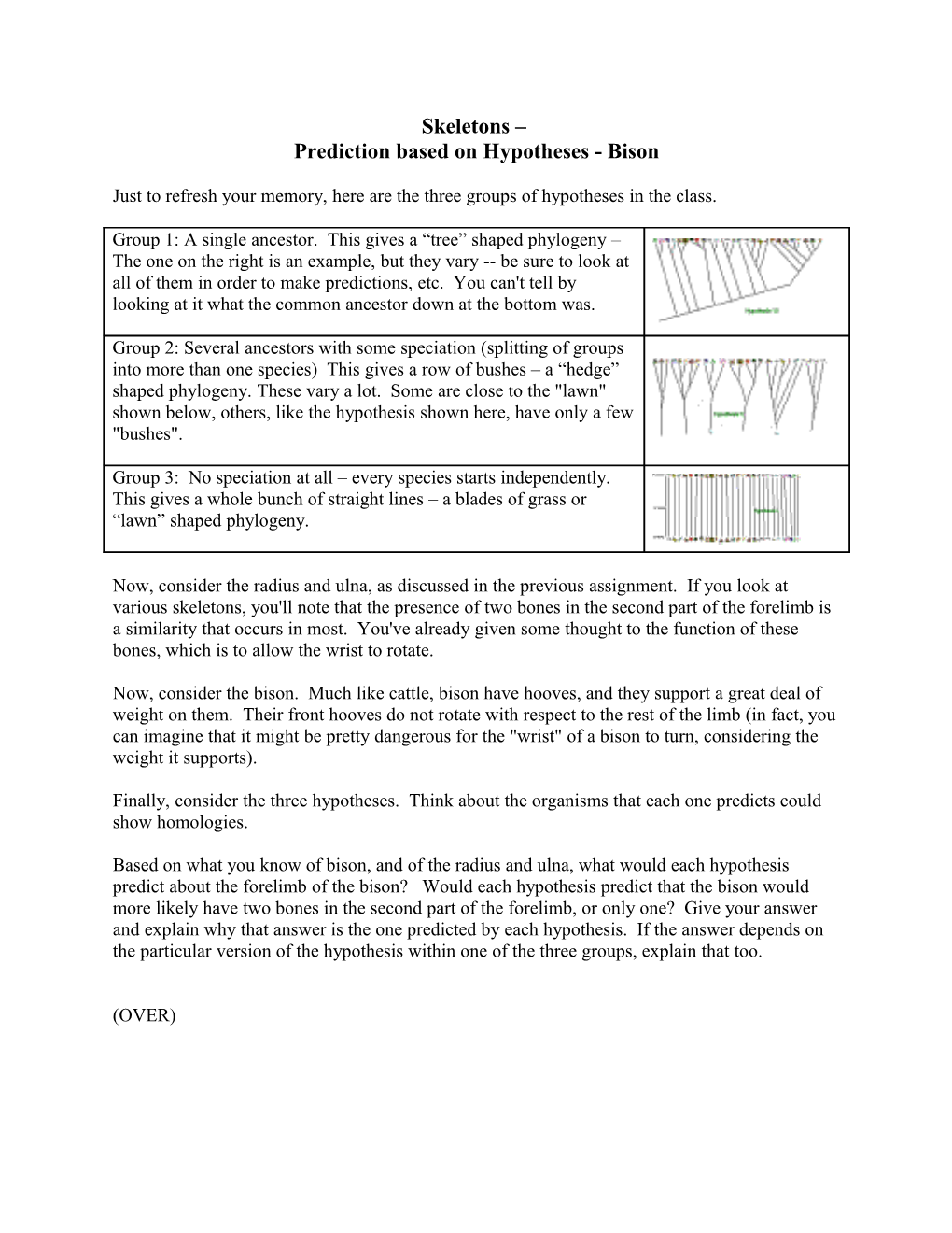 Prediction Based on Hypotheses - Bison