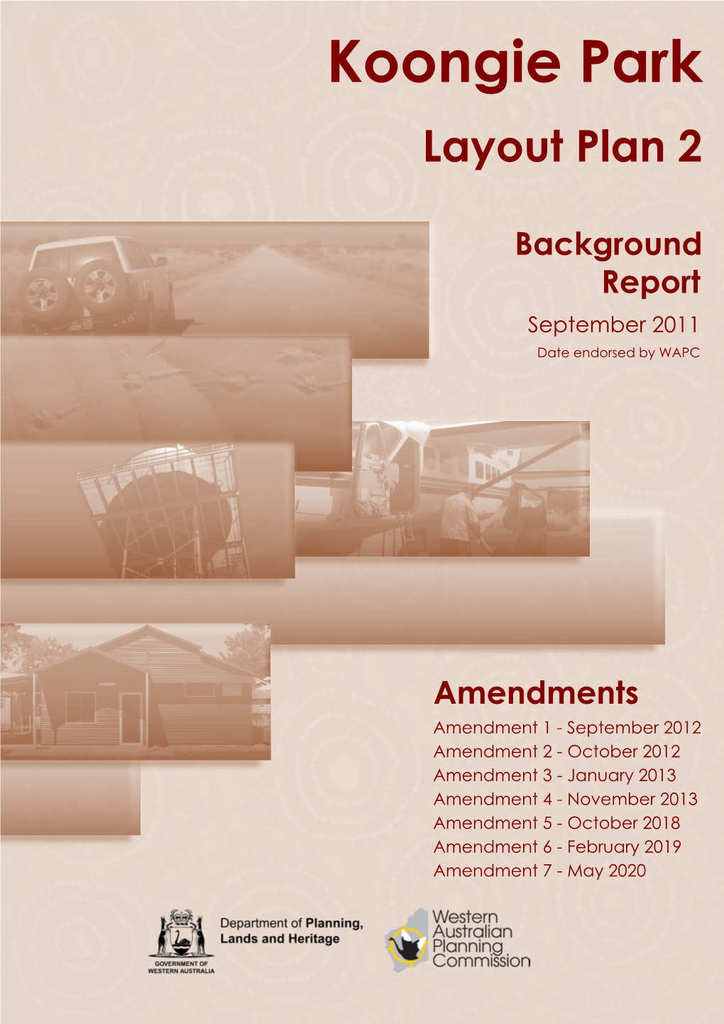 Koongie Park Layout Plan 2 Background Report