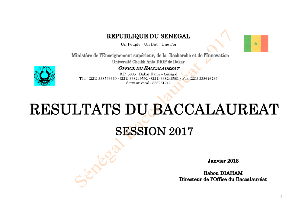 Les Resultats Aux Examens