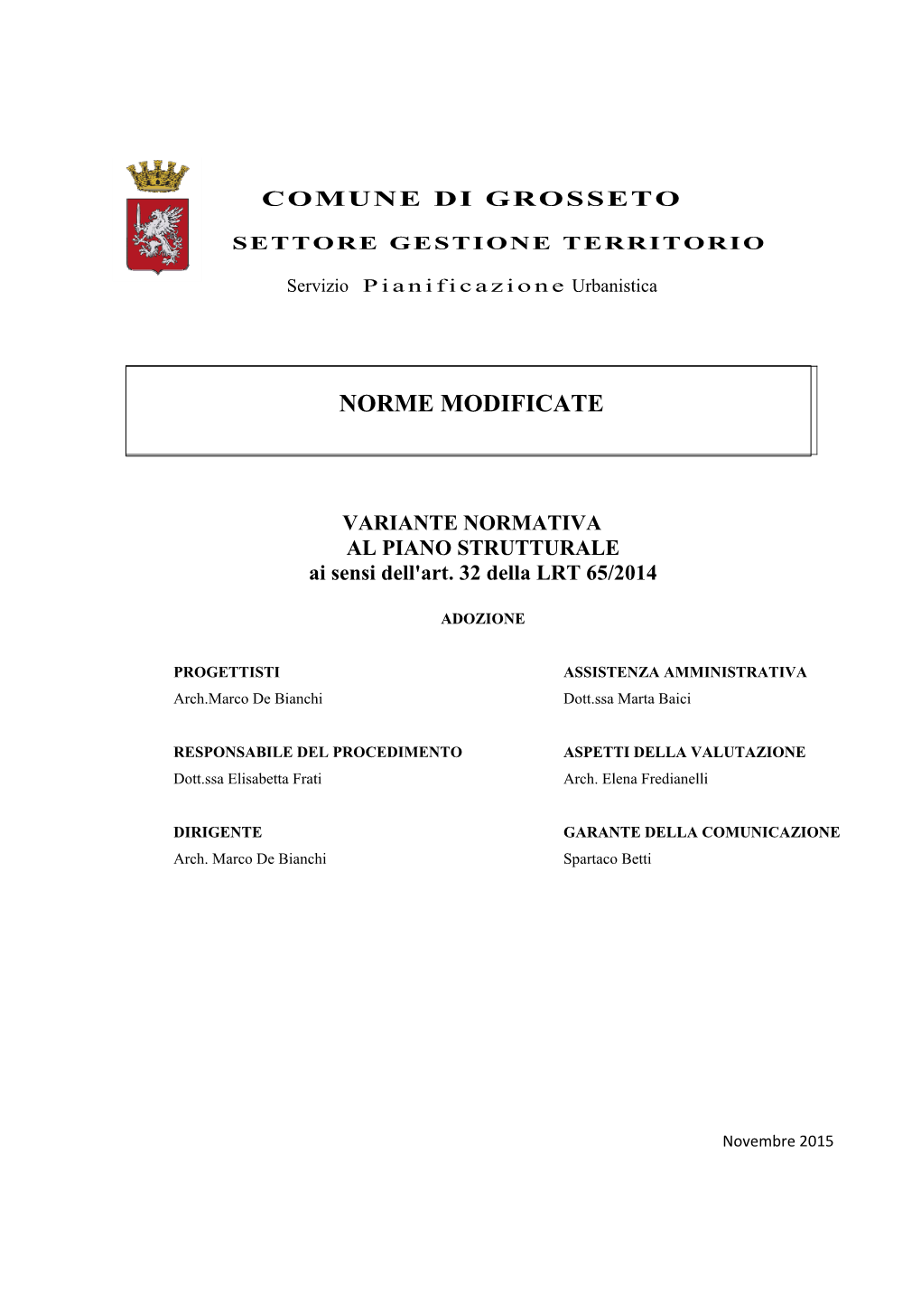 Norme Modificate