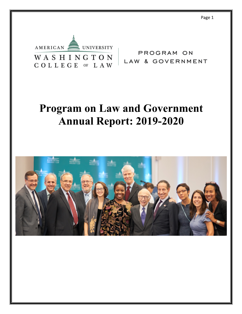 2019-2020 Annual Report