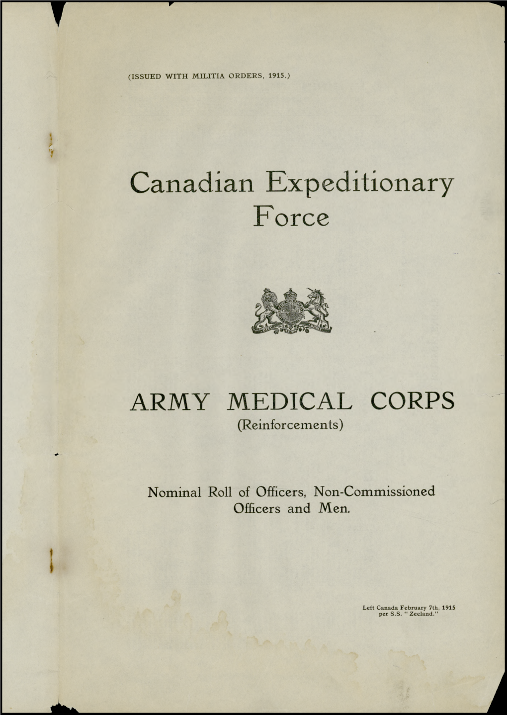 Canadian Expeditionary Force