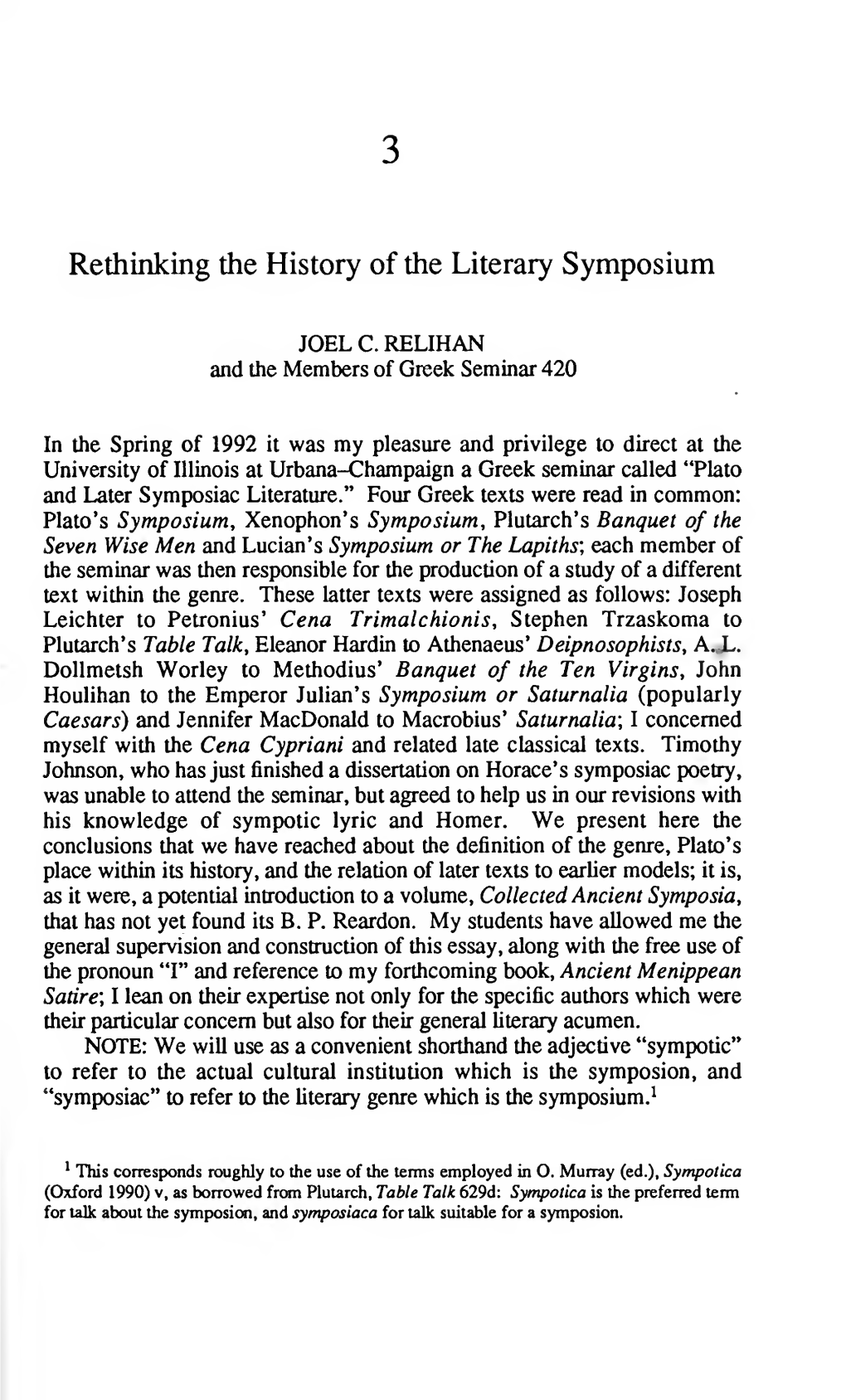 Illinoisclassica171992relihan.Pdf