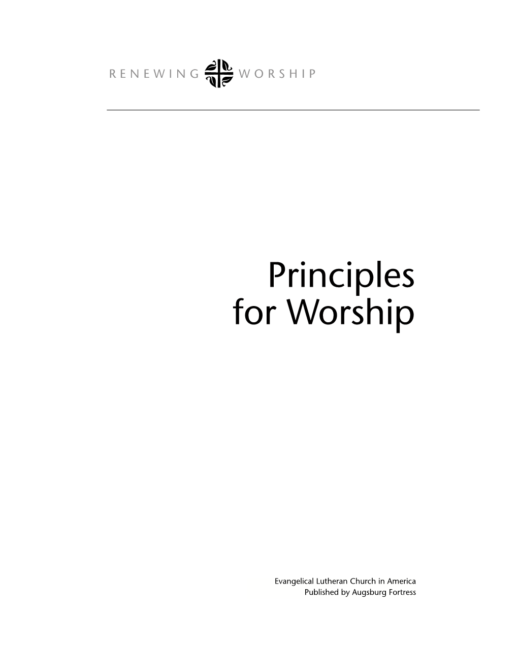 Principles for Worship