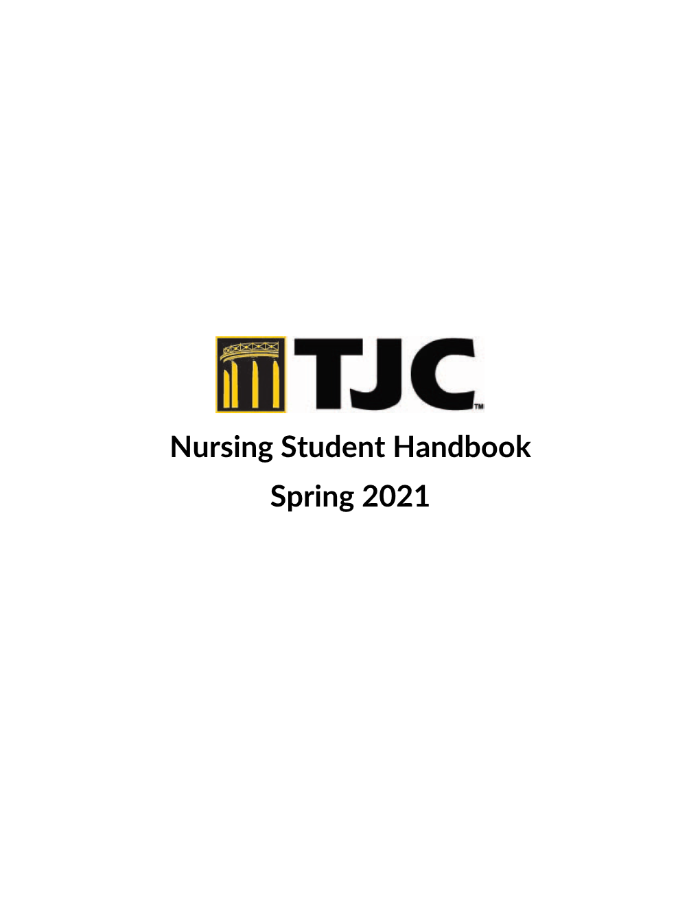 Nursing Student Handbook Spring 2021