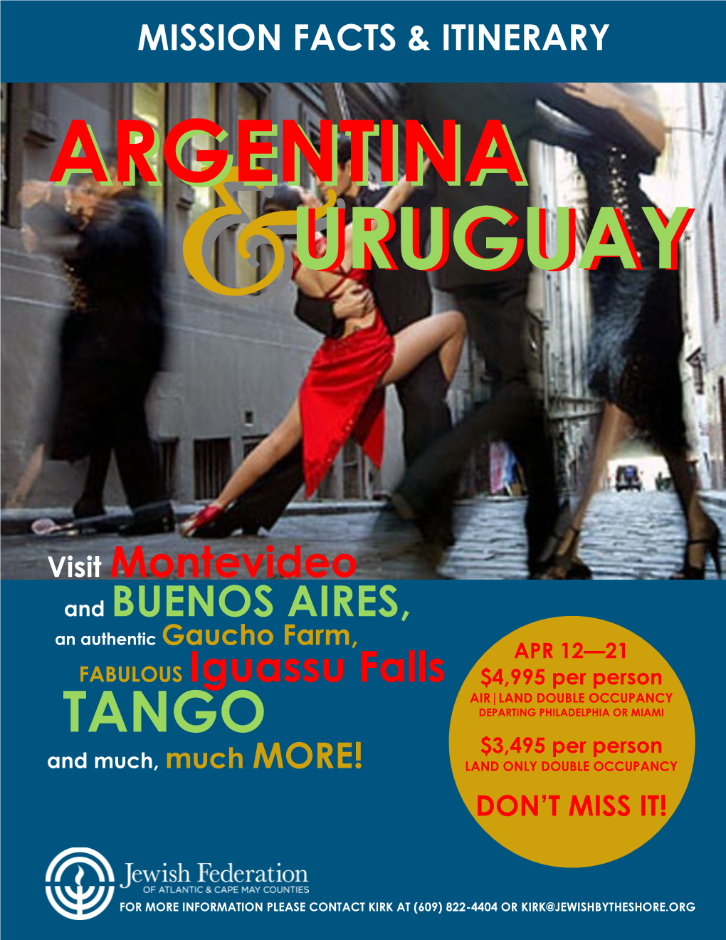 Visit Montevideo and BUENOS AIRES, FABULOUS Iguassu Falls