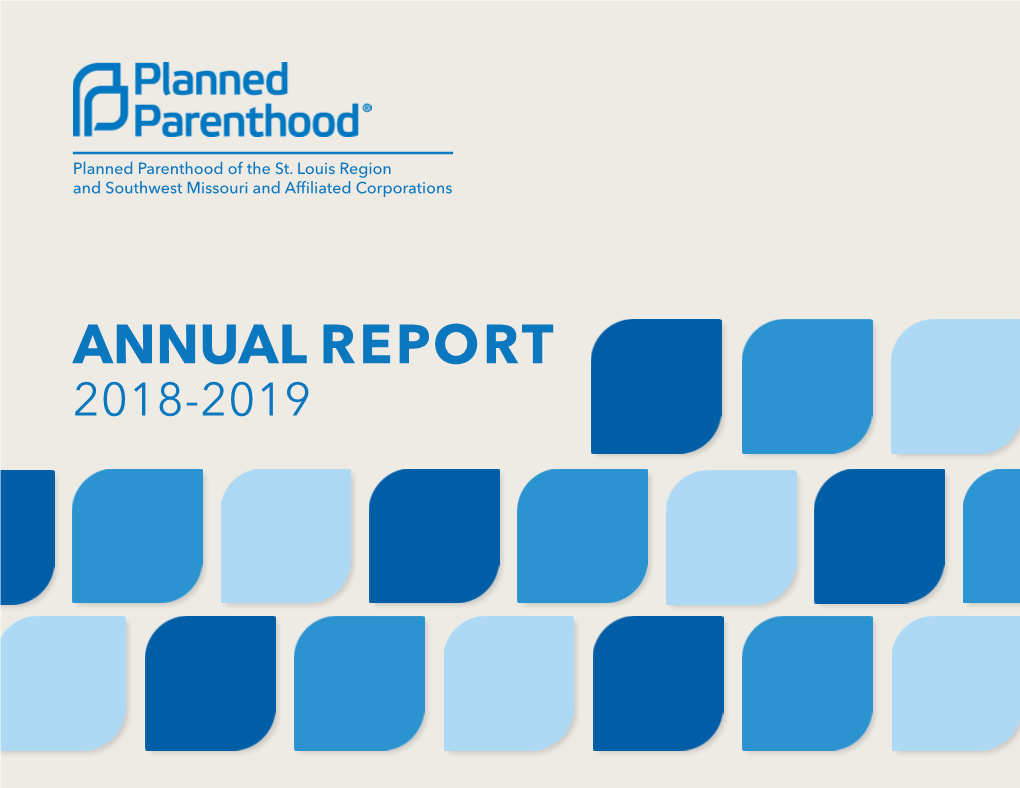 2018-2019 Consolidated Annual Report