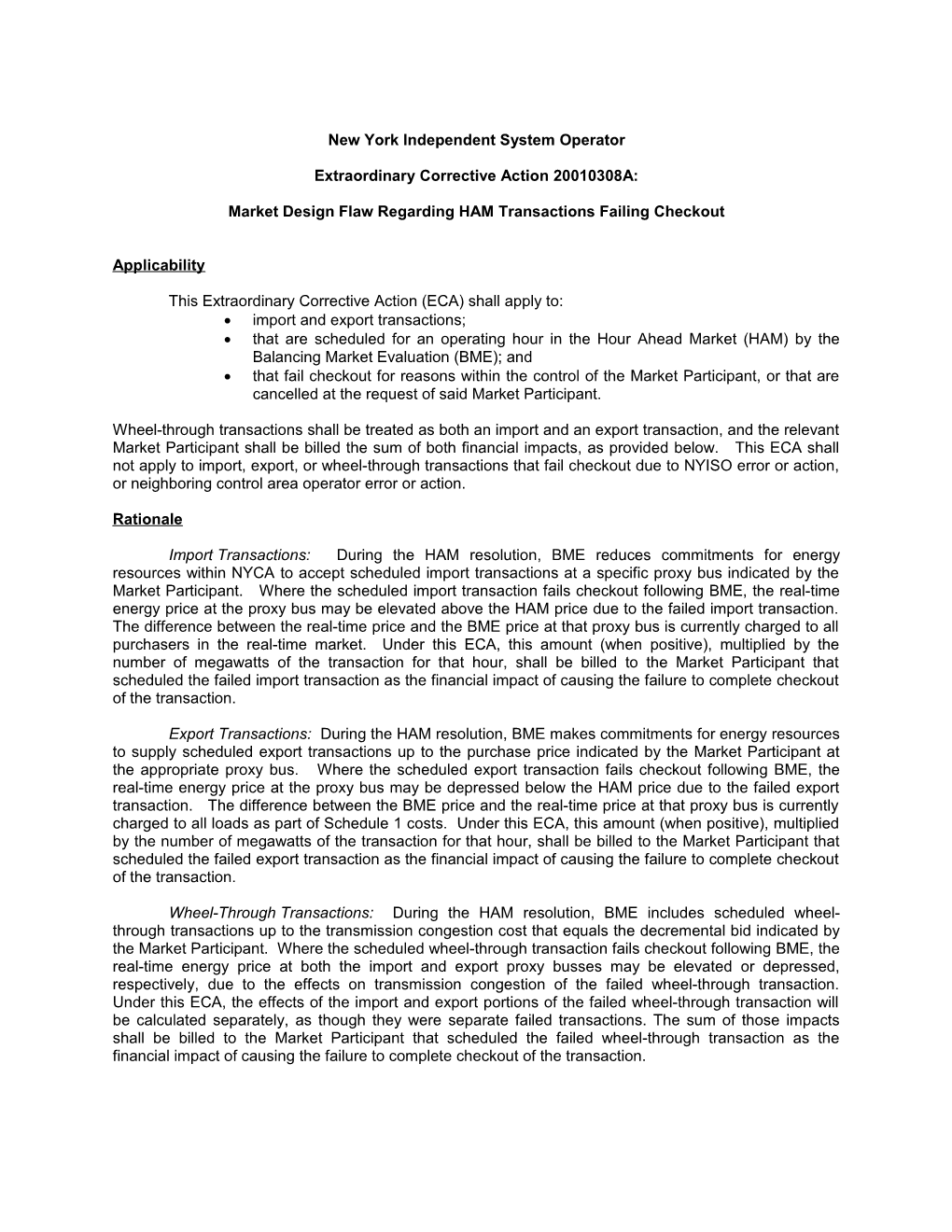 ISO Memorandum Format