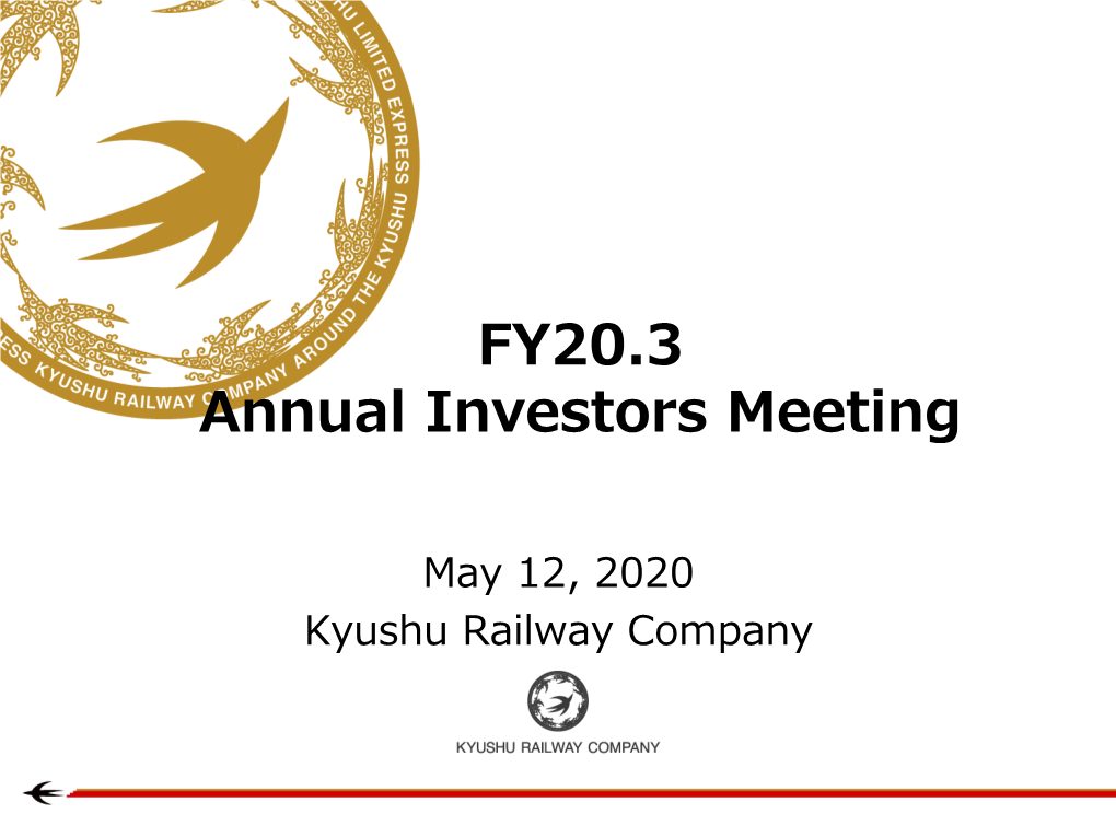 FY20.3 Annual Investors Meeting