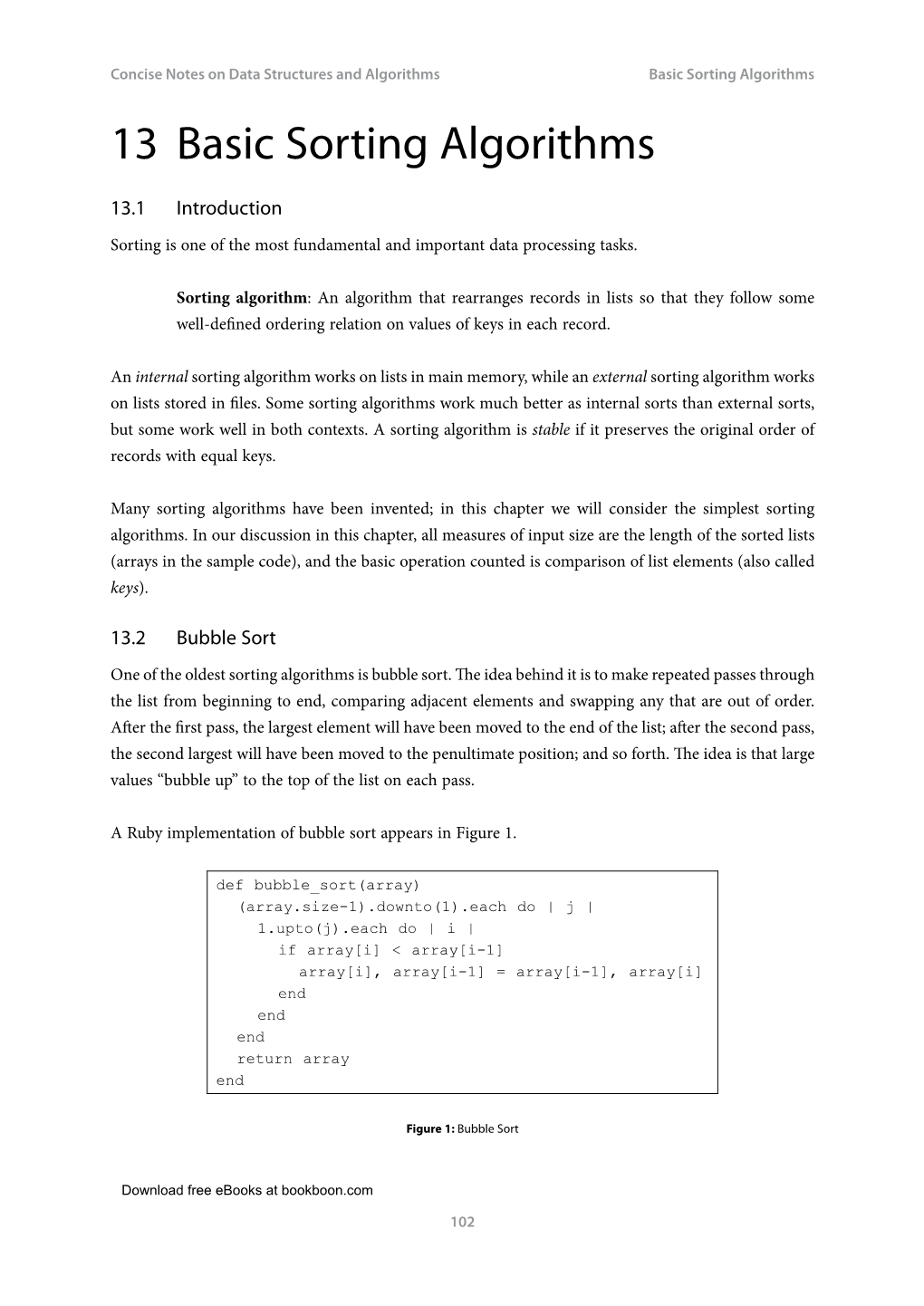 13 Basic Sorting Algorithms