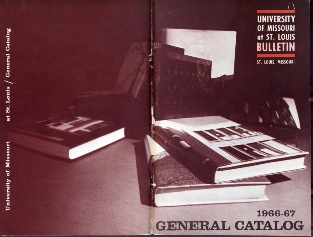 1966-1967 1 General Psychology (3) a Survey of the Facts, Principles, and Methods in the Study of Human Behav.Ior