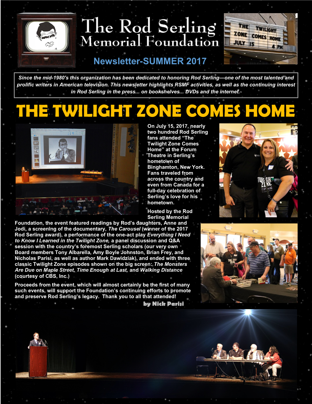 Newsletter Summer 2017