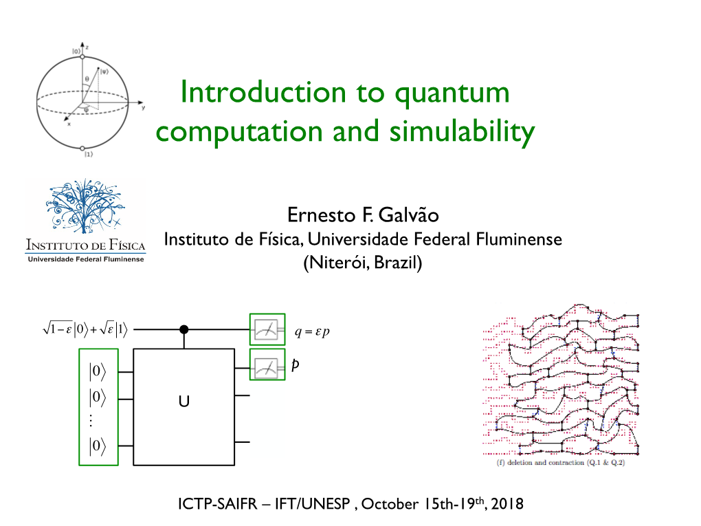 Lecture 8 Measurement-Based Quantum Computing