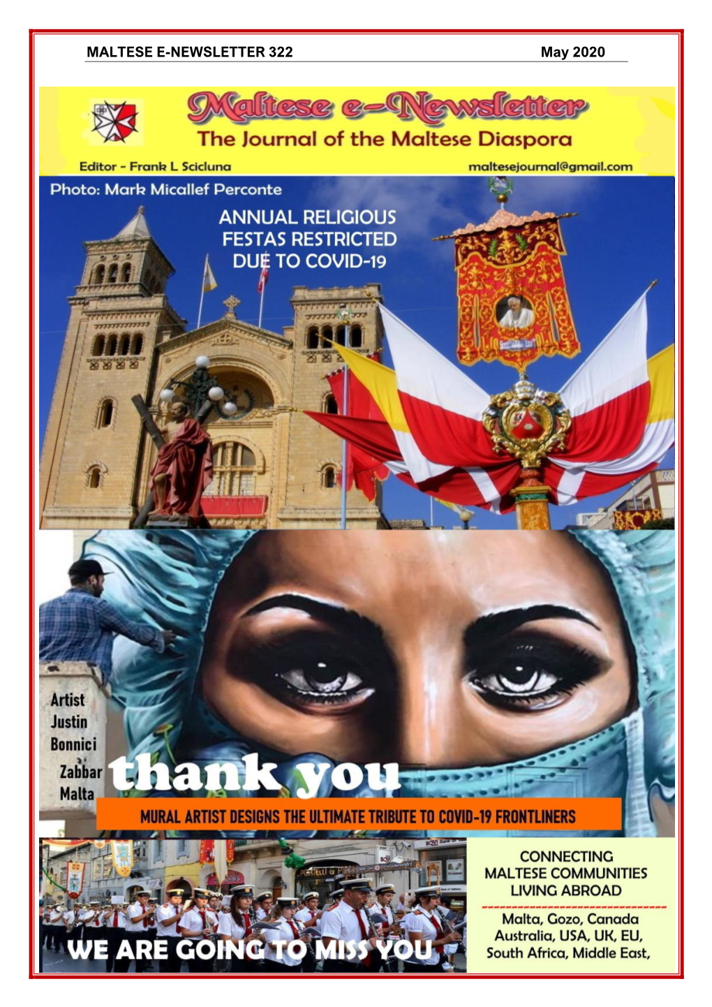 MALTESE E-NEWSLETTER 322 May 2020