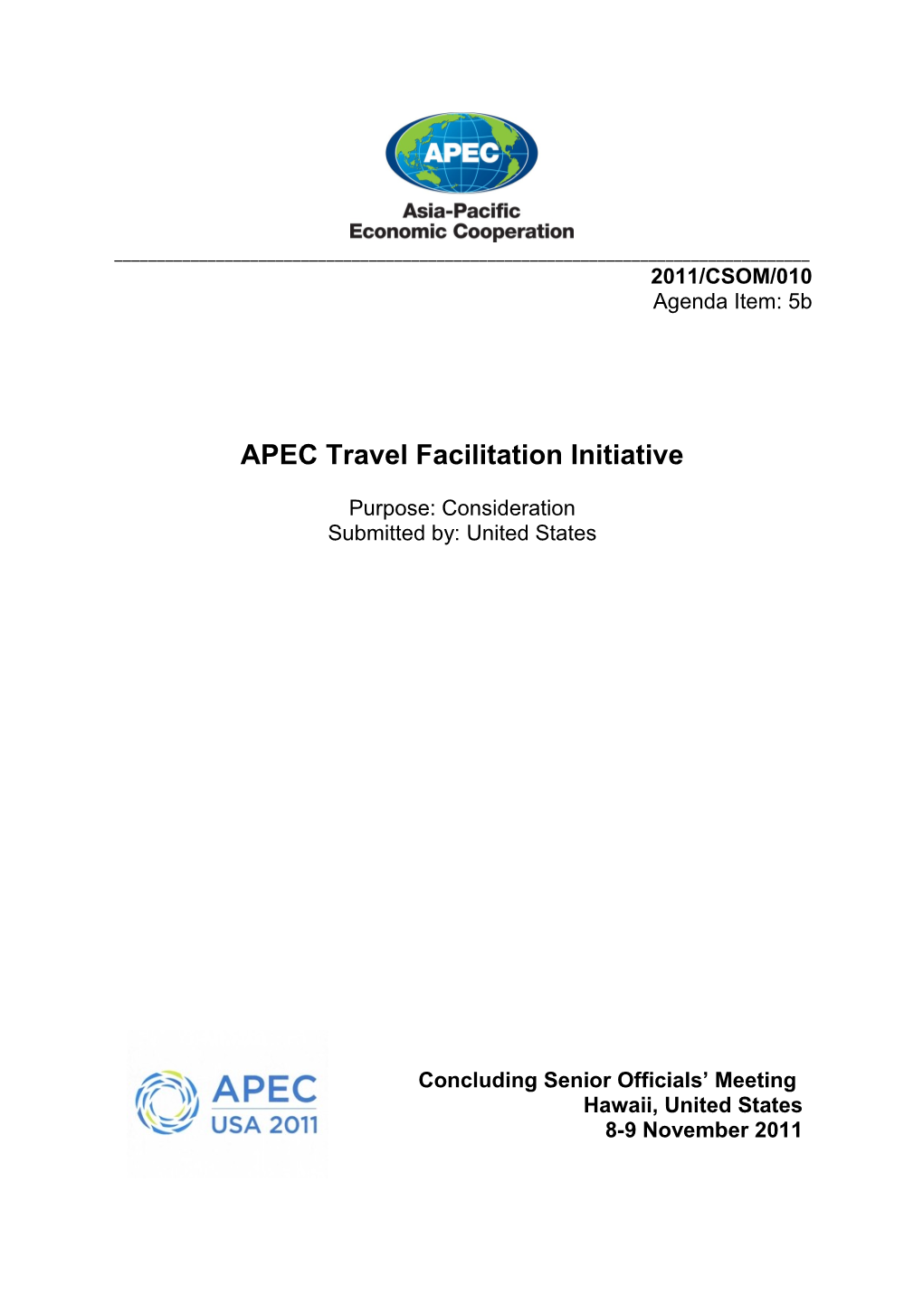 APEC Travel Facilitation Initiative