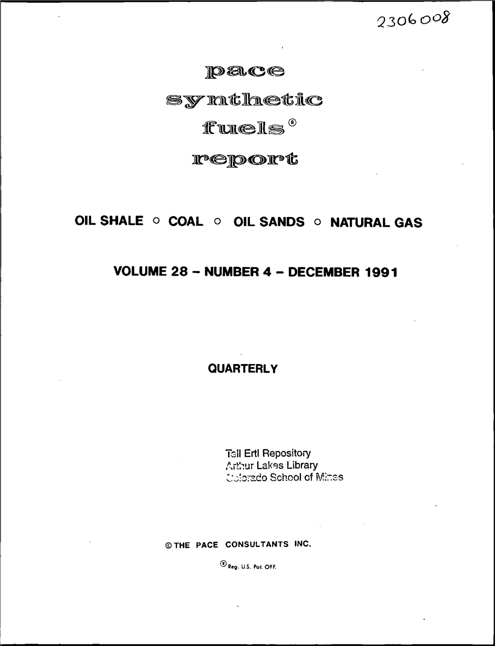 Yntfletic Fne]R OIL SHALE 0 COAL 0 OIL SANDS 0 NATURAL GAS