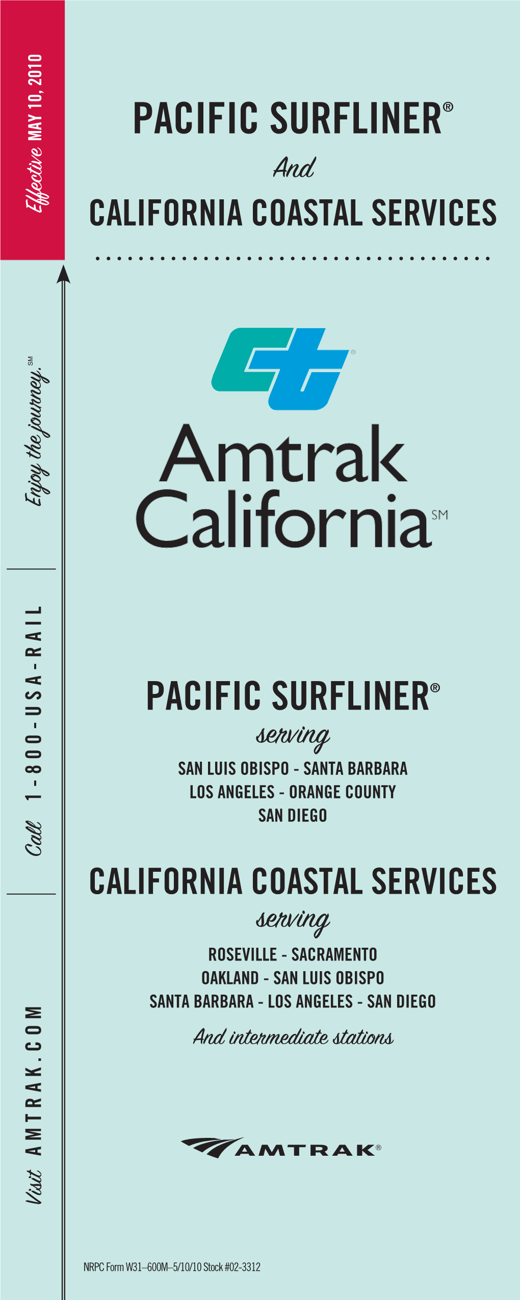 Pacific Surfliner® Trains Coaches: Unreserved