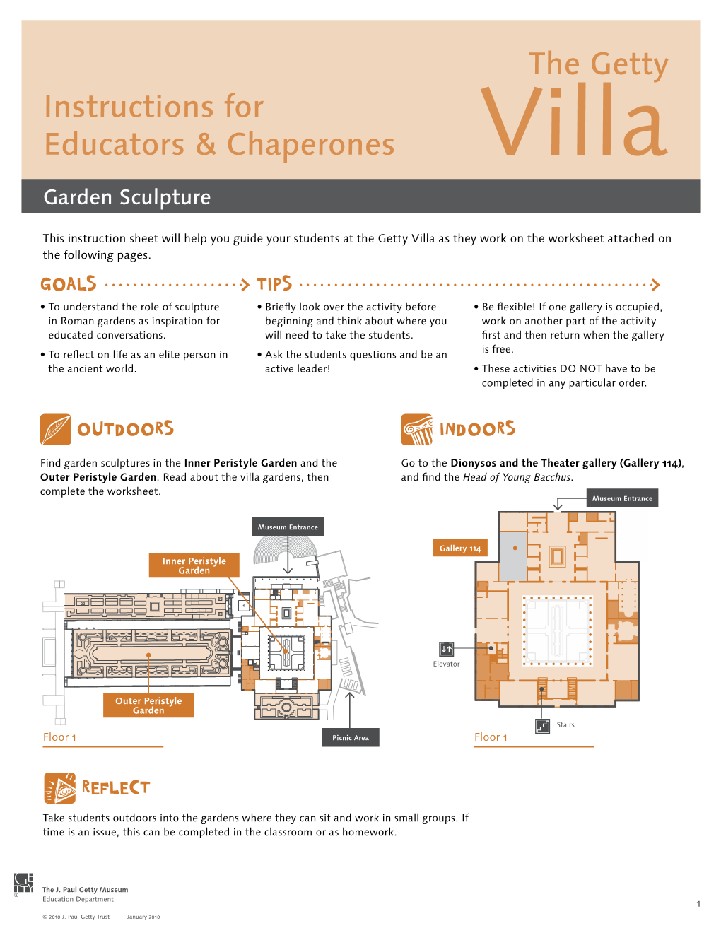 Architecture and Gardens of the Getty Villa: Garden Sculpture (Education