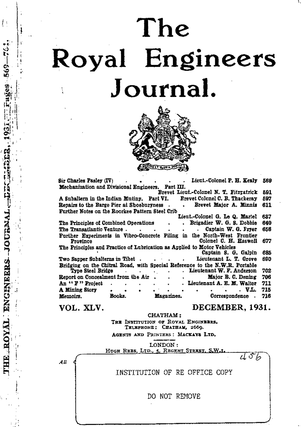 Royal Engineers Journal