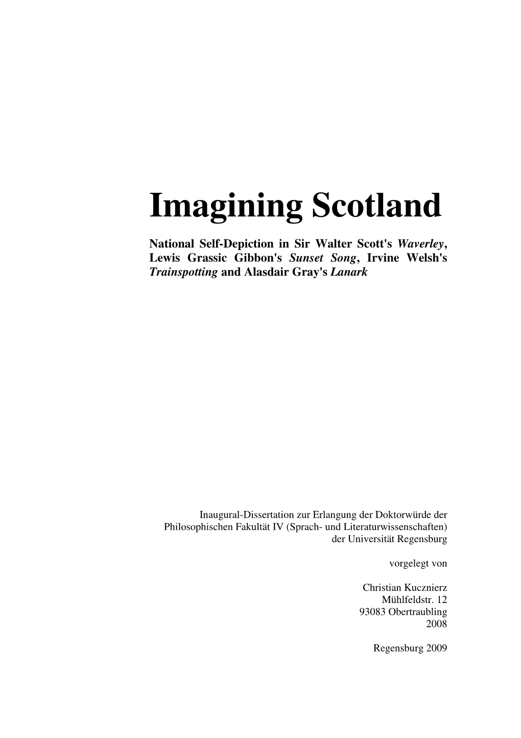 Imagining Scotland